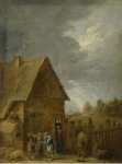 Teniers David II Yard of Peasant House - Hermitage